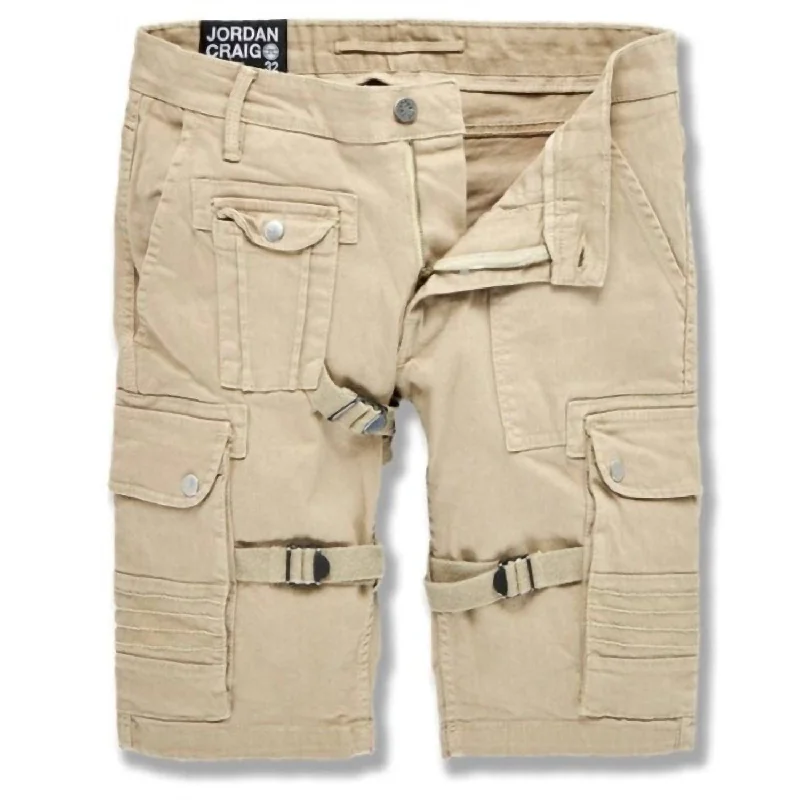 Men's Denim Shorts for SummerMen's Cairo Cargo Shorts In Safari