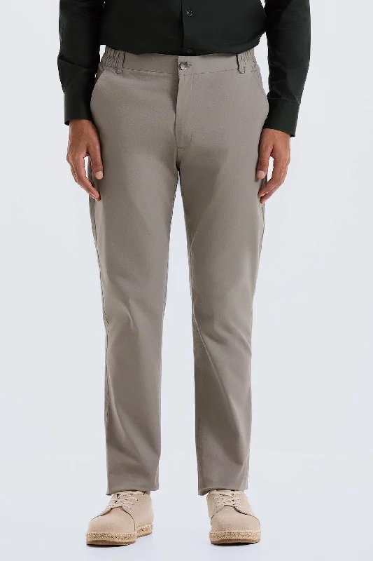 Men's High-Waisted Pants for a Retro StyleAir Grey Pant