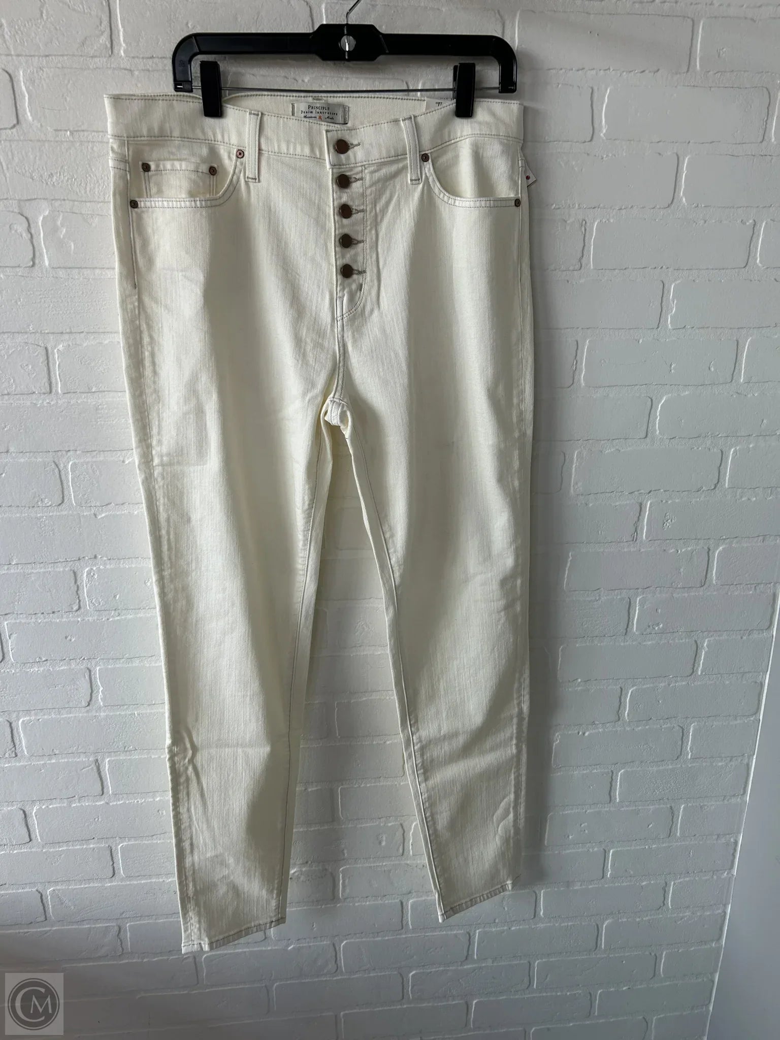 Fashionable Men's JeansJeans Skinny By  principle  In Cream Denim, Size: 14