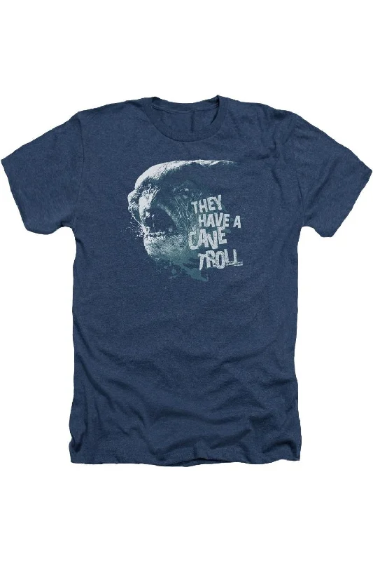 Men's Shirts with Geometric PatternsLord Of The Rings Cave Troll Adult Heather Tee / T-Shirt Men's Shirts with Geometric PatternsLord Of The Rings Cave Troll Adult Heather Tee / T-Shirt