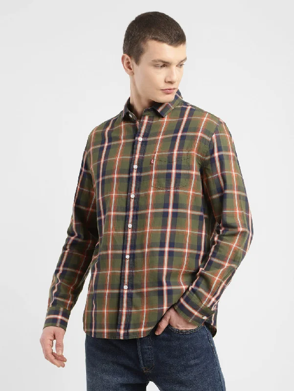 Men's Tailored Shirts for a Sharp AppearanceMen's Checkered Slim Fit Shirt