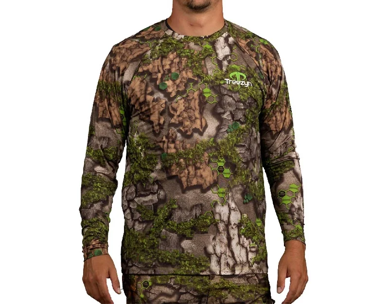 Men's Shirts with Striped PatternsMen's Early Season Long Sleeve T-Shirt In Camo