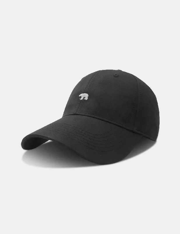 Beach Bucket CapsCotton baseball cap with embroidered bear pattern