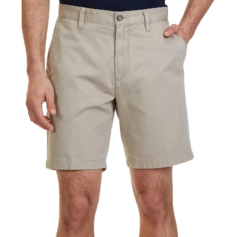 Men's Pants with Welt PocketsMens Solid Twill Deck Shorts