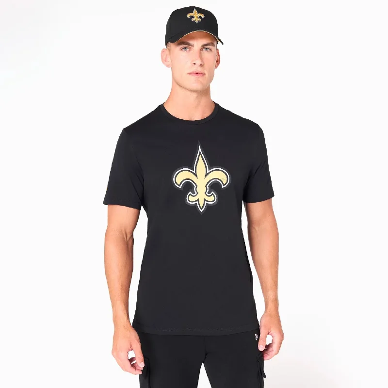 Men's Shirts with Hidden PocketsNew Orleans Saints NFL Black T-Shirt