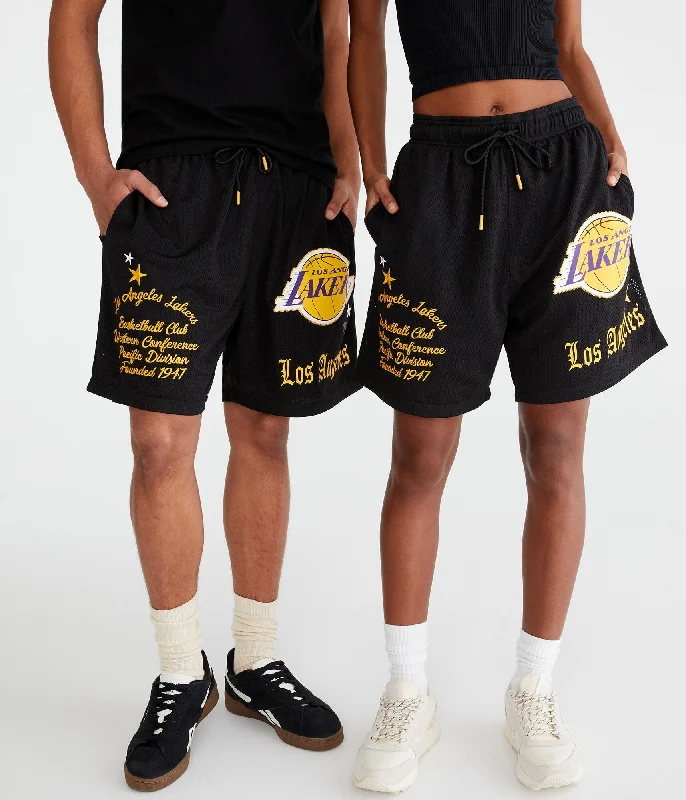 Men's Bootcut Jeans for a Flattering ShapeAeropostale Los Angeles Lakers Mesh Shorts 6"