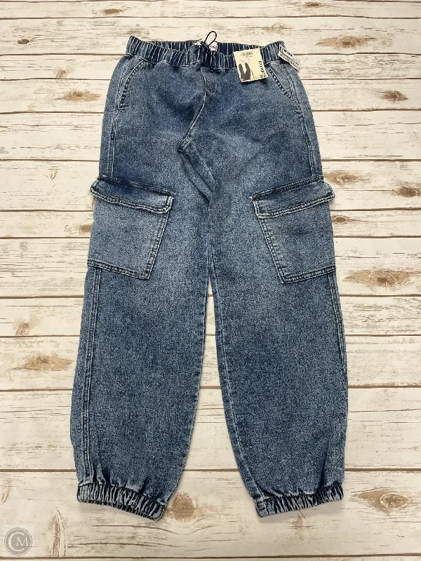 Elegant Straight-Leg Men's JeansJeans Straight By No Boundaries In Blue Denim, Size: 0