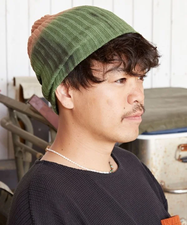 All-Weather Fishing HatsTie Dye Knit Cotton Beanie