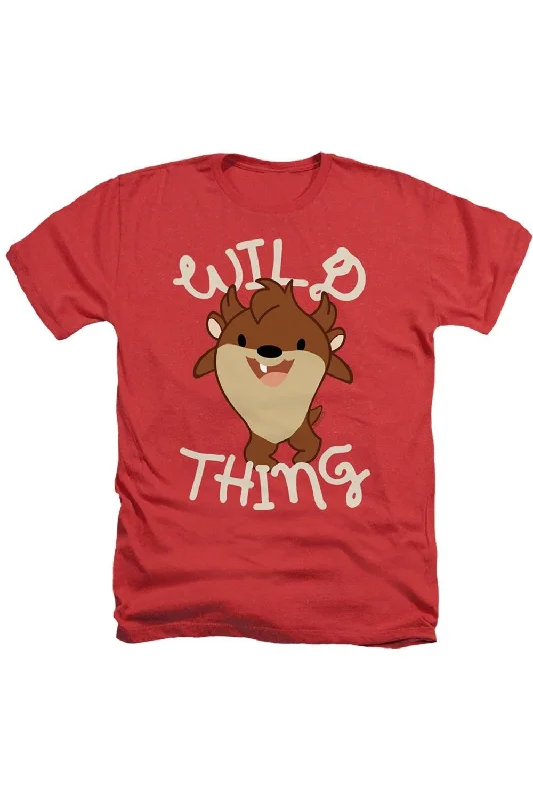 Men's Shirts with UV ProtectionLooney Tunes Wild Thing Kid Adult Heather Tee / T-Shirt Men's Shirts with UV ProtectionLooney Tunes Wild Thing Kid Adult Heather Tee / T-Shirt