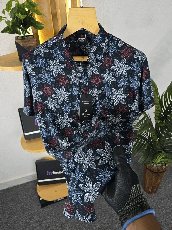 Men's Relaxed-Fit Shirts for Casual ComfortMensoo Printed Hs Shirt 05