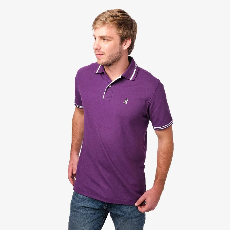 Men's Shirts with Embroidered DesignsMen's Branded Collar Polo Shirt