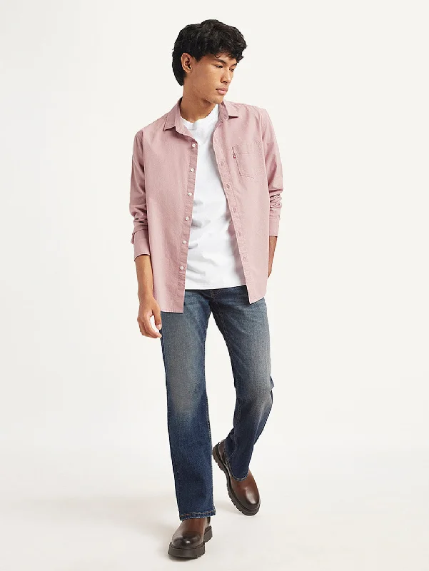 Layered Men's Henley ShirtsMen's Solid Regular Fit Shirt