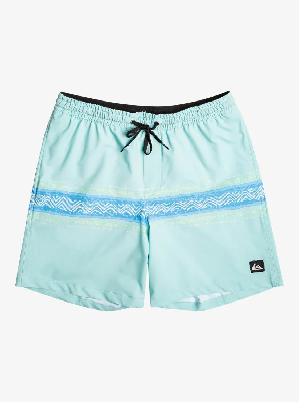 Men's Relaxed-Fit Pants for ComfortSurfsilk Mesa Stripe 17" Swim Trunks - Pastel Turquoise Men's Relaxed-Fit Pants for ComfortSurfsilk Mesa Stripe 17" Swim Trunks - Pastel Turquoise