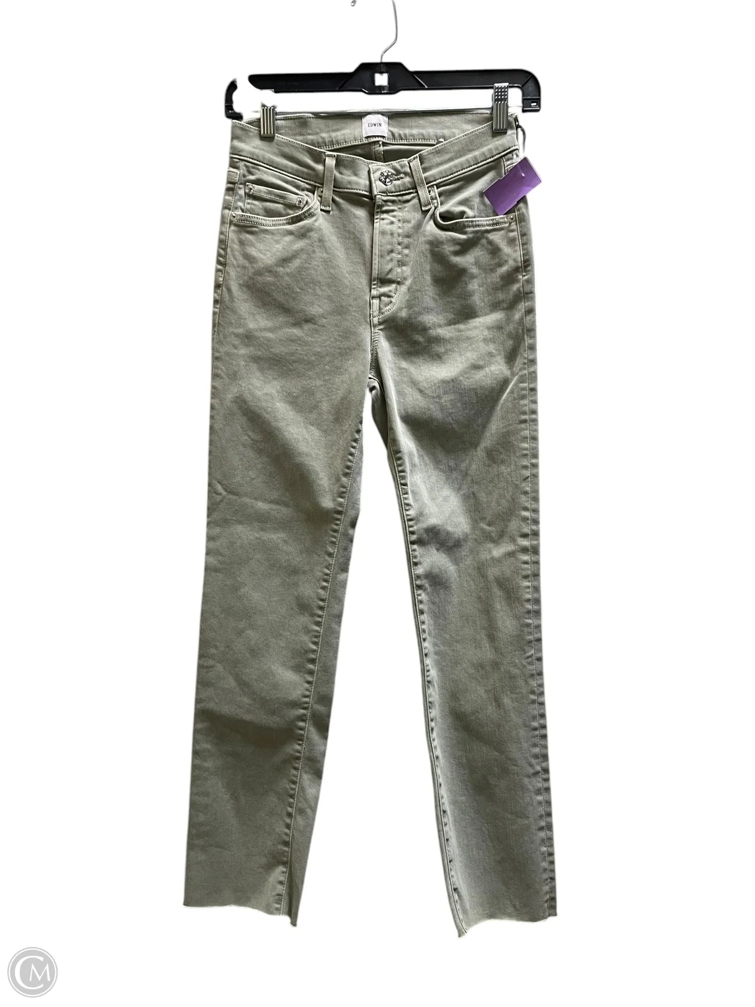 Affordable Designer Men's JeansJeans Cropped By Edwin In Green, Size: 0