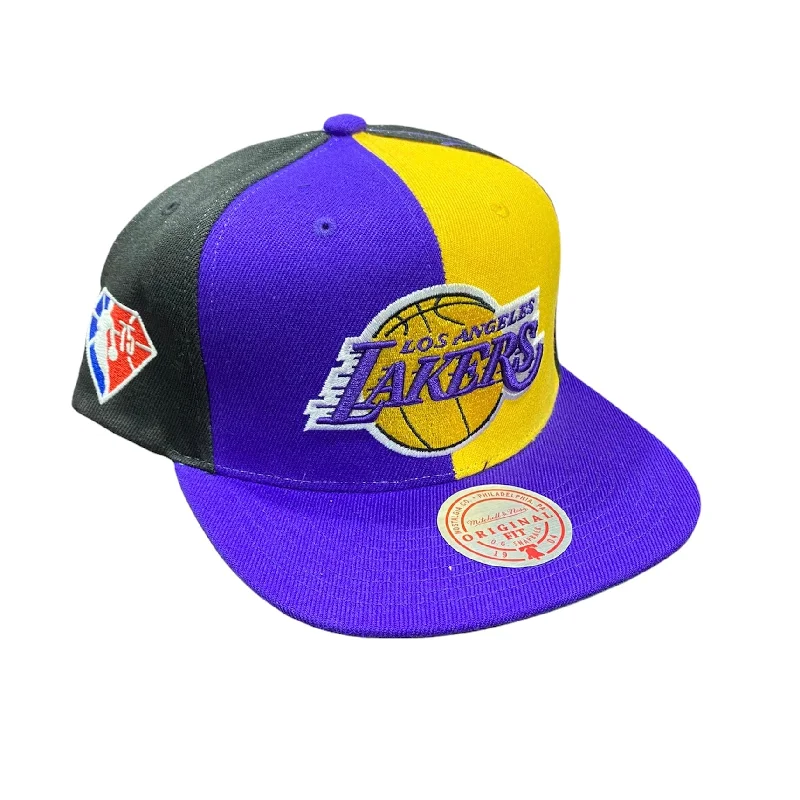 Summer Bucket CapsMitchell & Ness Nba What The Los Angeles Lakers Snapback (Purple)