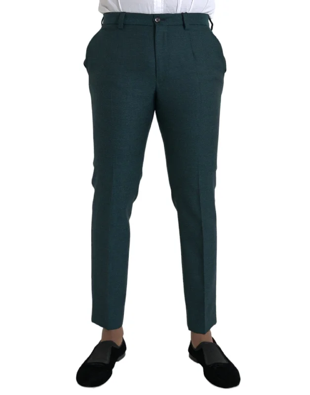 Latest Men's Jeans TrendsDolce & Gabbana  Wool Skinny Slim Dress Men's Pants
