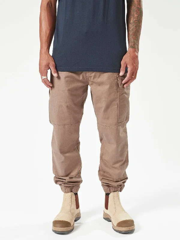 Men's High-Waisted Pants for a Retro StyleVolcom Workwear Caliper Cuff Pants - Brindle Men's High-Waisted Pants for a Retro StyleVolcom Workwear Caliper Cuff Pants - Brindle