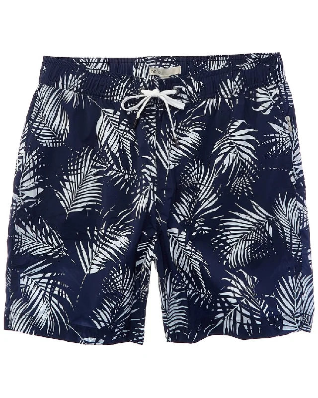 Men's Pants with Faux Leather PatchesOnia Charles Swim Trunk