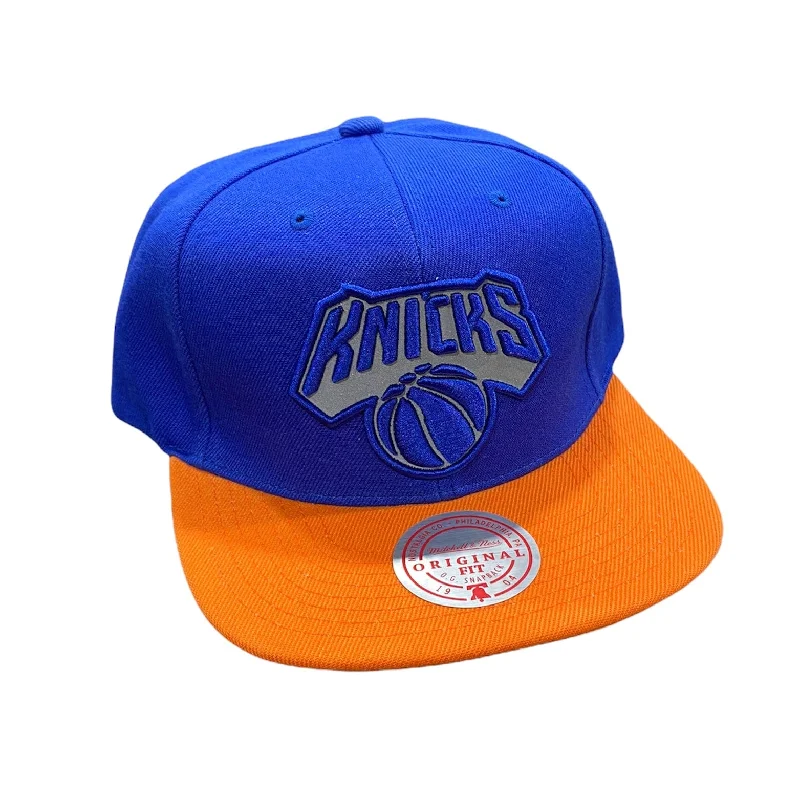 Female Straw HatsMitchell & Ness Nba New York Knicks Team Reflective Snapback (Royal/Orange) Female Straw HatsMitchell & Ness Nba New York Knicks Team Reflective Snapback (Royal/Orange)
