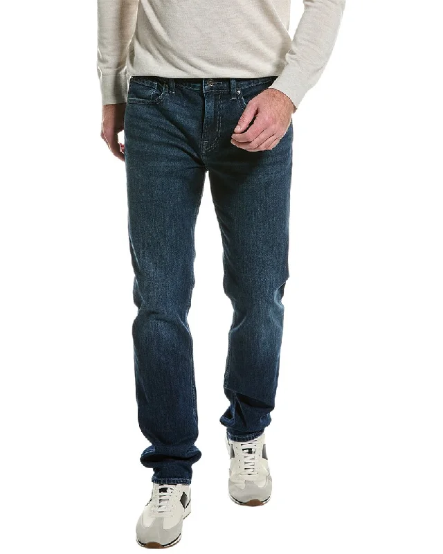 Cool Distressed Men's Jeans7 For All Mankind Slimmy Baritone Slim Jean