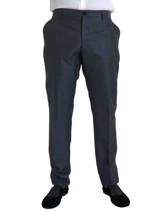 Jeans for Men with a Big BellyDolce & Gabbana  Wool Men Skinny Dress Men's Pants