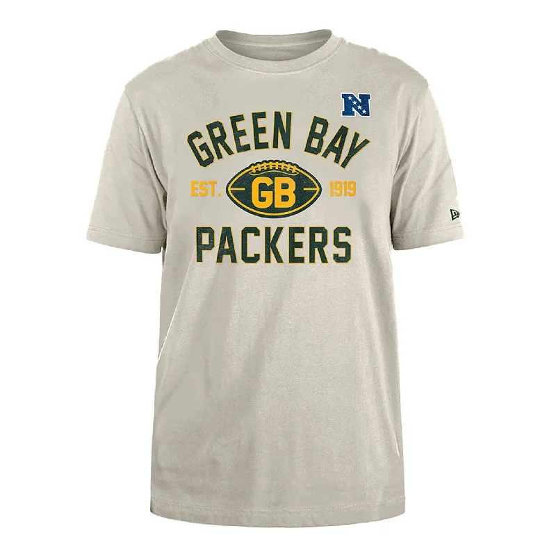 Men's Shirts for HikingGreen Bay Packers NFL 3rd Down Historic Light Beige T-Shirt
