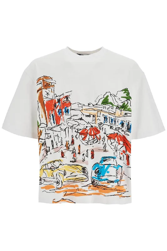 Patterned Men's Hawaiian ShirtsJacquemus Men's 'Le T-Shirt Largo Mc'