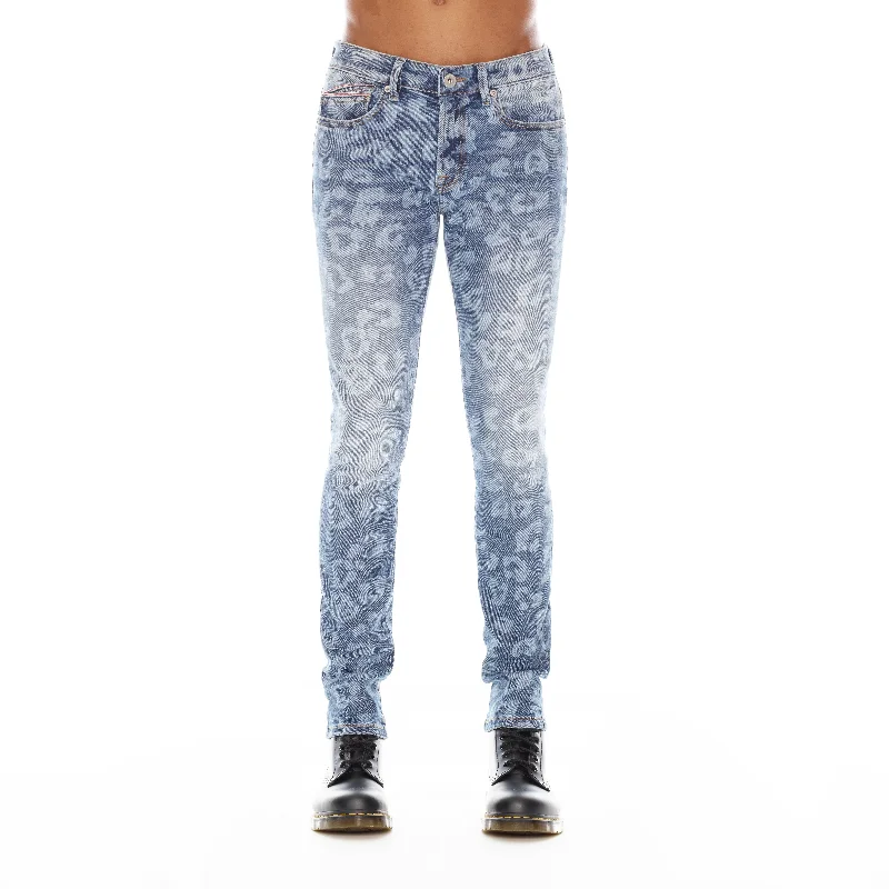 Men's Jeans with Elastic WaistbandsPUNK SUPER SKINNY IN LEOPARD