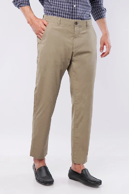 Lightweight Men's Linen PantsChino Pants - Olive