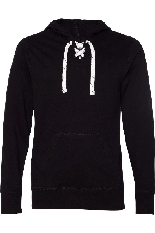 J. America Jersey Sport Lace Hooded Pullover