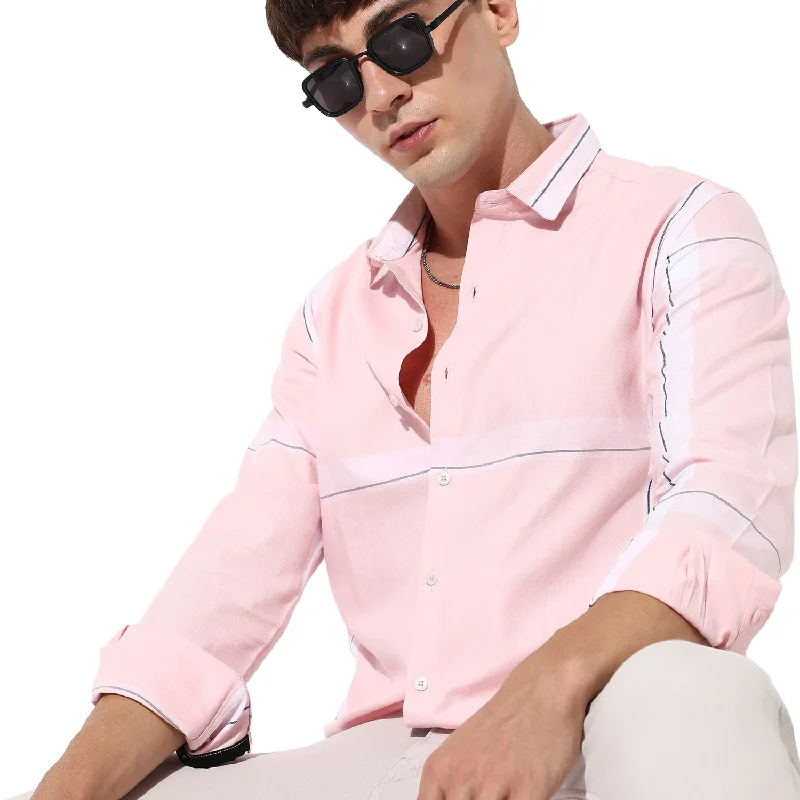 Men's Rugby Shirts for a Sporty LookPastel Striped Shirt