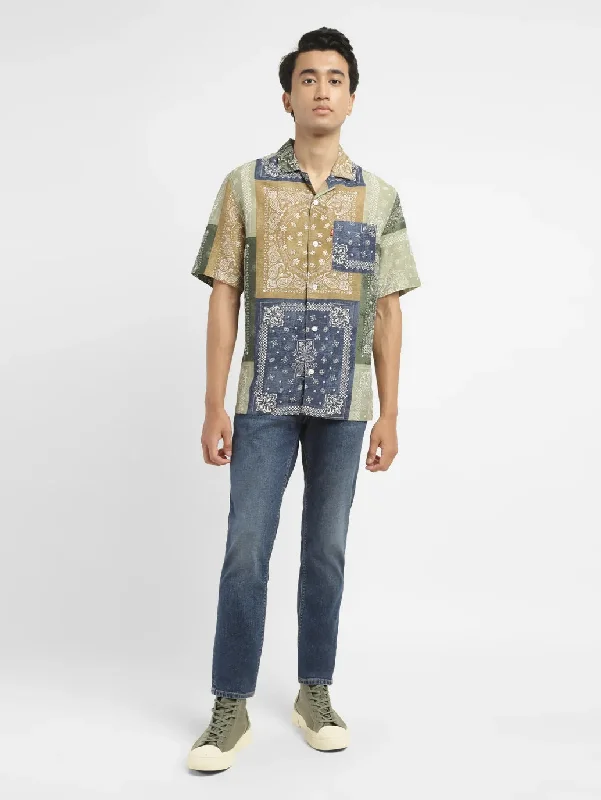 Men's Crew Neck T-Shirts for Everyday WearMen's Paisley Relaxed Fit Linen Shirt