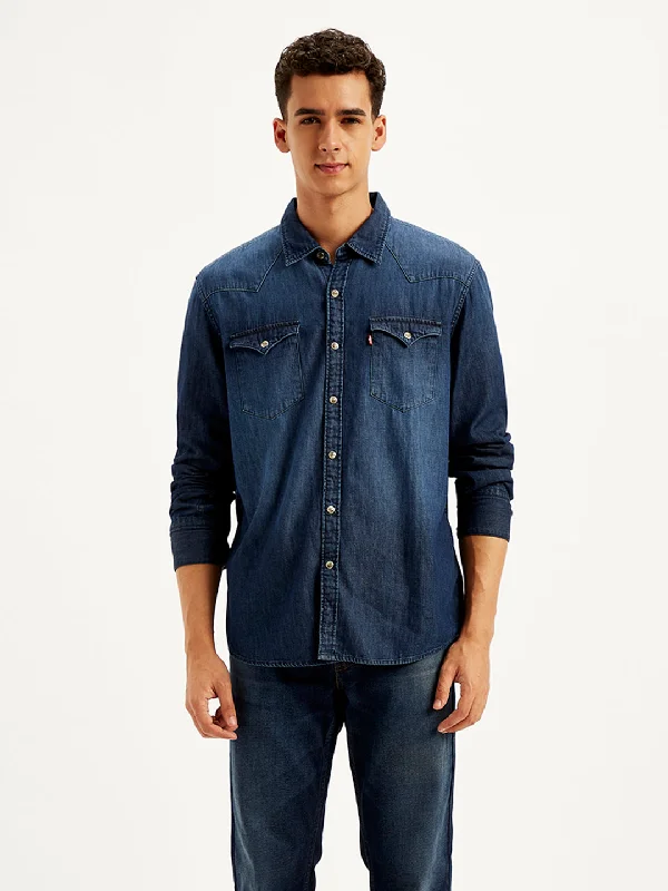 Men's Big and Tall Shirts for Added ComfortMen's Solid Slim Fit Shirt