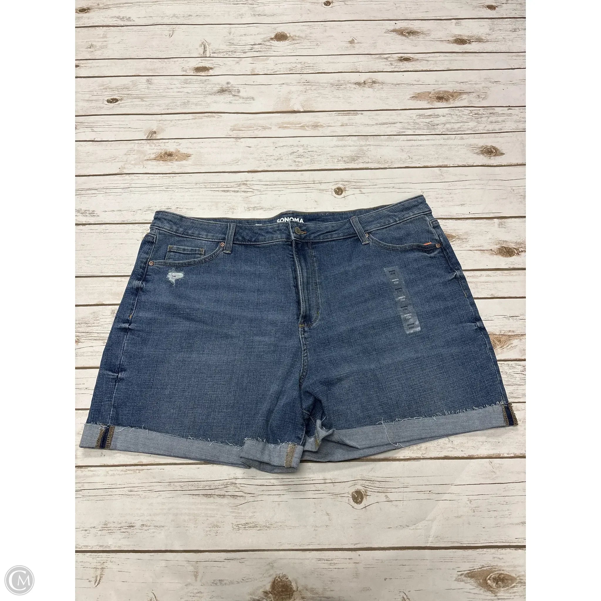 Men's Pants with UV ProtectionShorts By Sonoma In Blue Denim, Size: 20