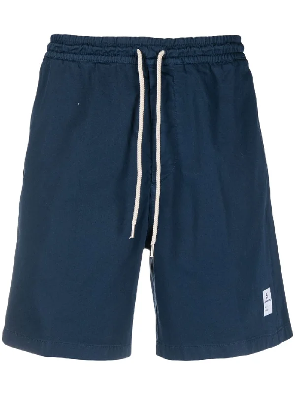 Men's Pants with Faux Leather PatchesDepartment5 Men's Shorts blue