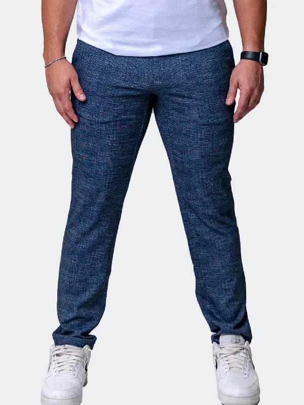 Comfortable Men's Jeans4-Way Stretch Pants Texture Black
