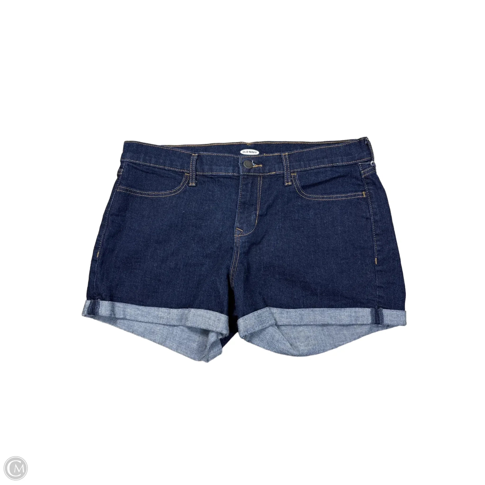 Warm Men's Fleece-Lined PantsShorts By Old Navy In Blue Denim, Size: L