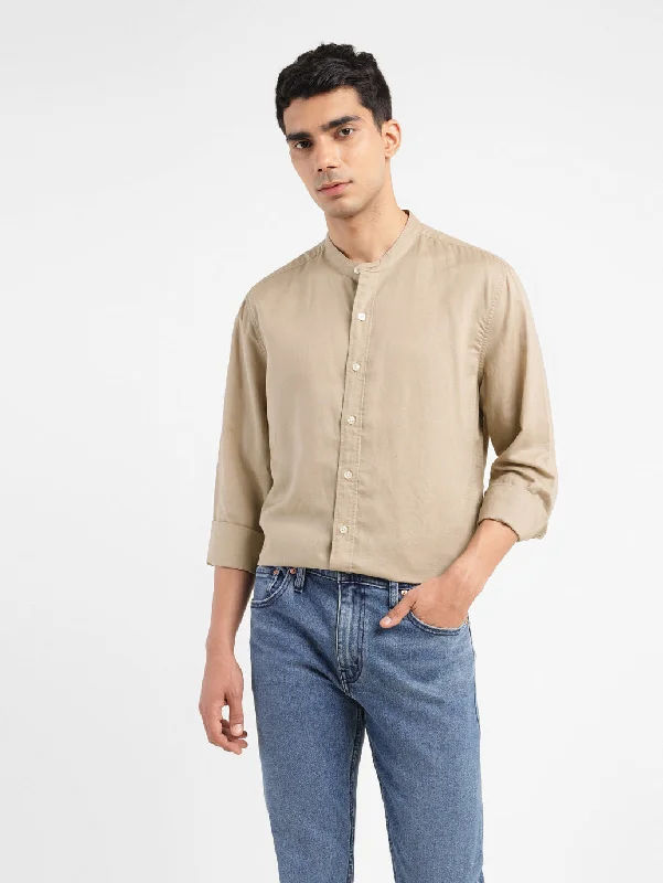 Men's Skinny-Fit Shirts for a Trendy LookMen's Solid Slim Fit Shirt