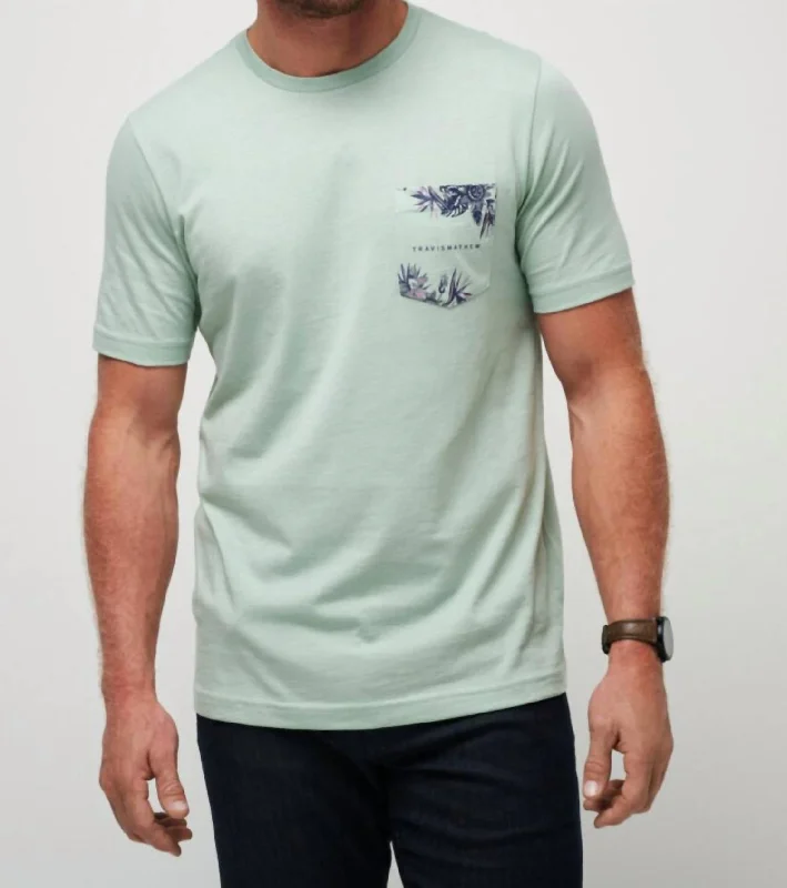 Breathable Men's Mesh TopsHypnotic Breeze T-Shirt In Light Green