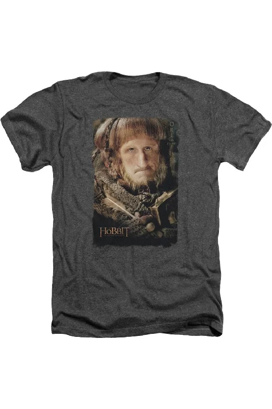 Men's Shirts with Ruffled HemlinesThe Hobbit Ori Adult Heather Tee / T-Shirt