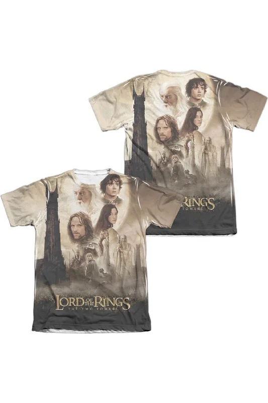 Men's Shirts for FishingLord Of The Rings Towers Poster (Front/Back Print) Adult Poly/Cotton Short Sleeve Tee / T-Shirt Men's Shirts for FishingLord Of The Rings Towers Poster (Front/Back Print) Adult Poly/Cotton Short Sleeve Tee / T-Shirt