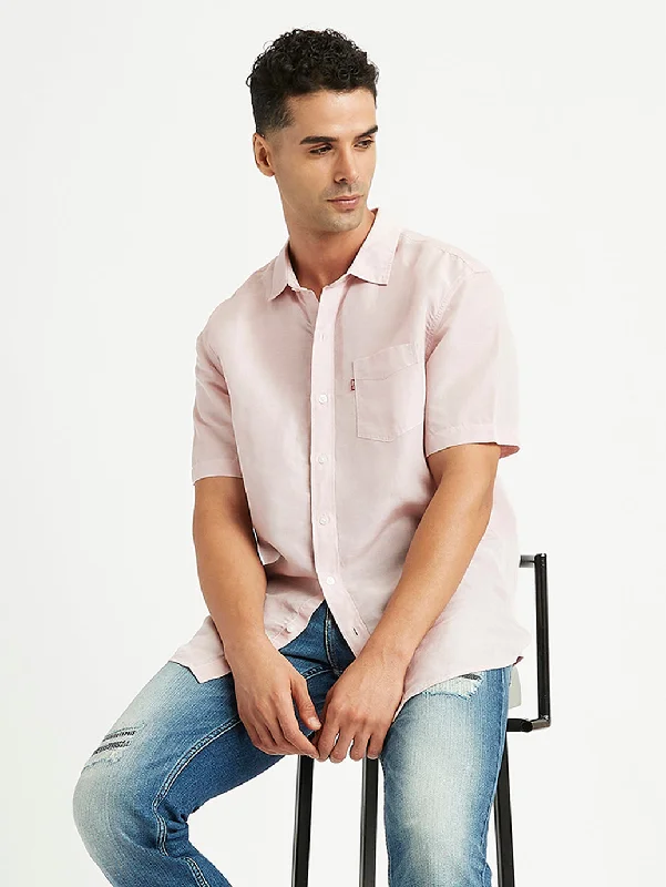 Men's Checkered Shirts for a Retro FeelMen's Solid Regular Fit Shirt