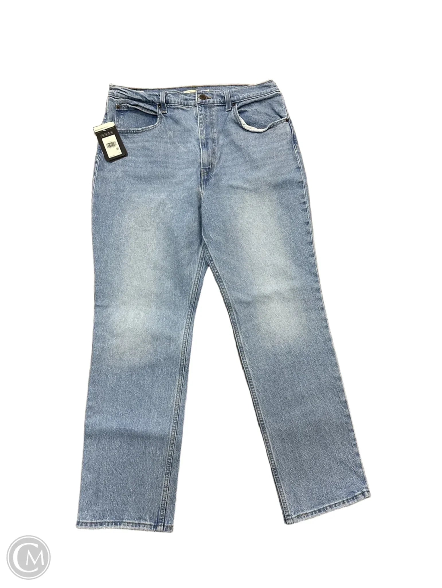 Elegant Men's JeansJeans Straight By Levis In Blue Denim, Size: 16