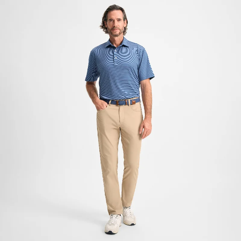 Men's Short-Sleeved ShirtsHeathered Pinstripe Performance Polo