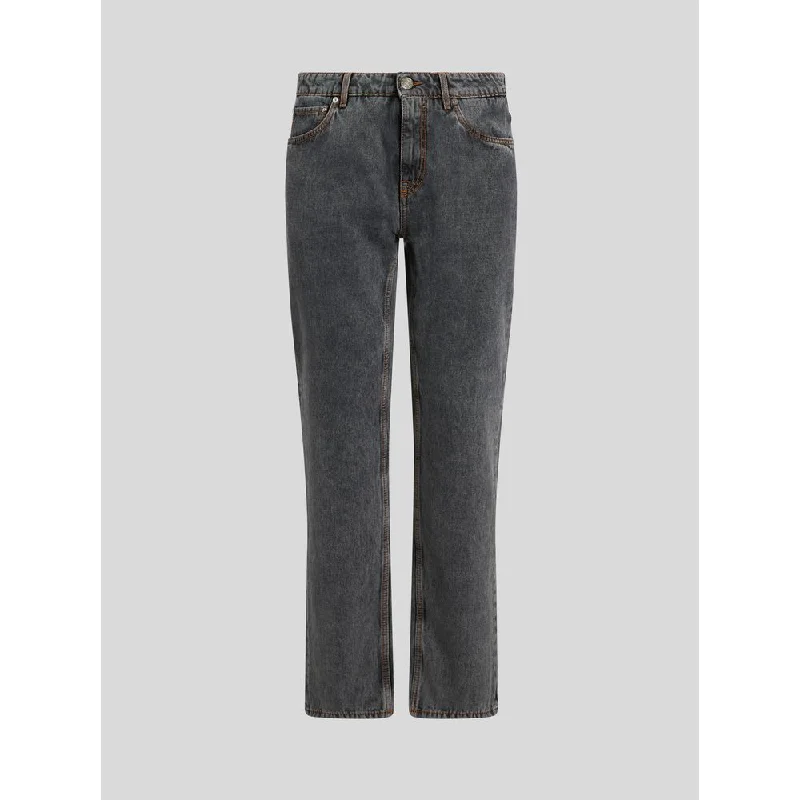 Modern Ripped and Distressed Men's JeansCOTTON DENIM JEANS