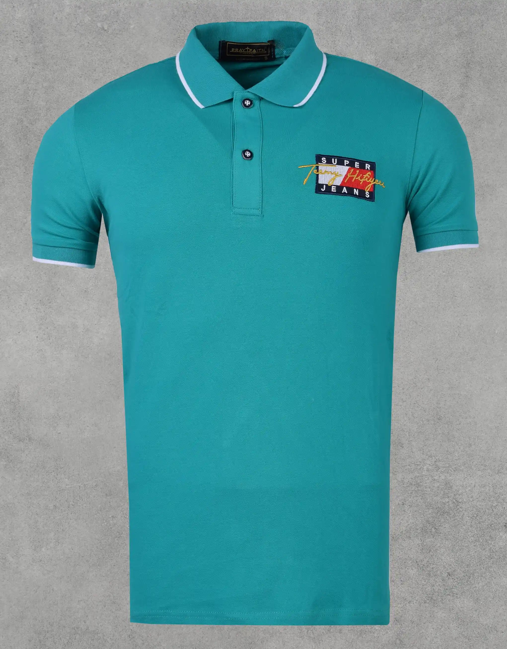 Men's Shirts with Contrast CollarsPolo Tshirt