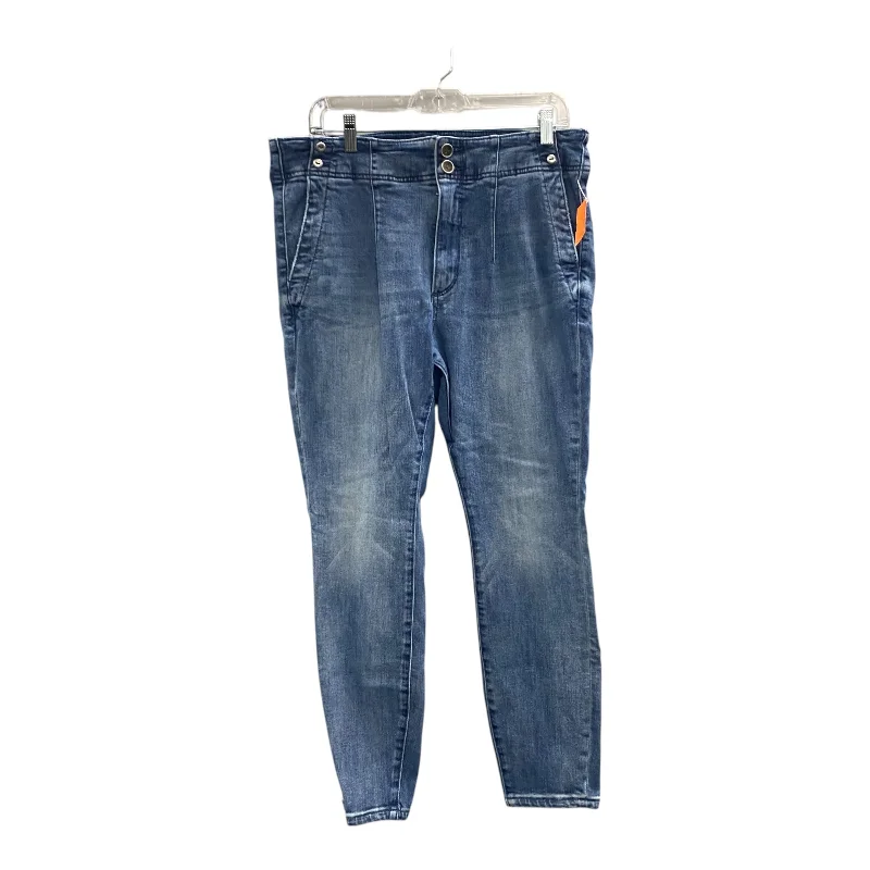 High-Quality Ripped Men's JeansJeans Skinny By Pilcro In Blue, Size:14