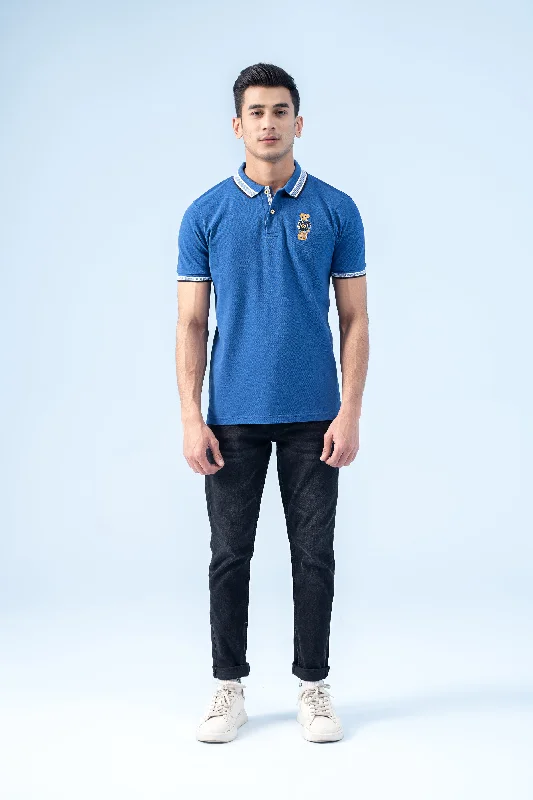 Men's Shirts with Appliqué DetailsCLASSIC POLO ROYAL BLUE