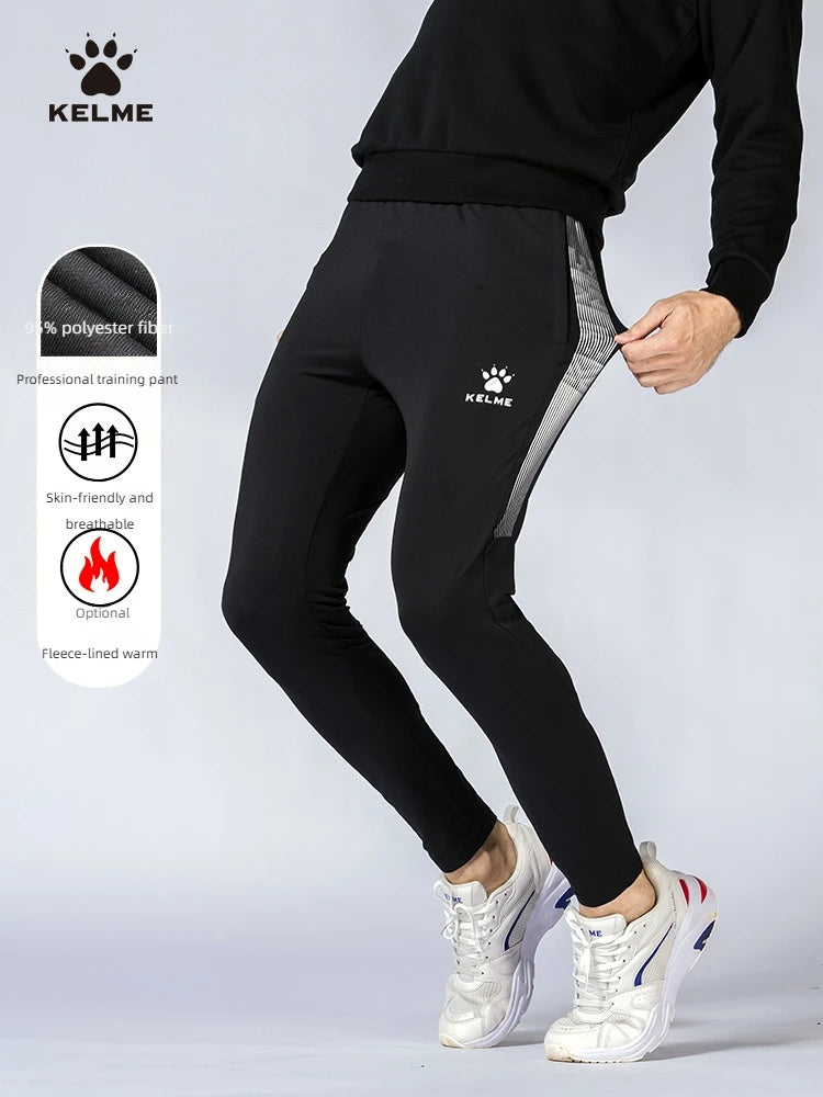 Men's Straight-Leg Jeans for a Classic FitKELME football training pants men fall and winter running workout exercise pants breathable fleece lined skinny pants Men's Straight-Leg Jeans for a Classic FitKELME football training pants men fall and winter running workout exercise pants breathable fleece lined skinny pants