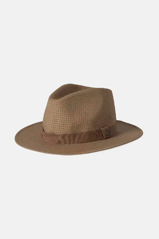 Rainproof Fishing HatsMesser Coolmax Fedora - Khaki